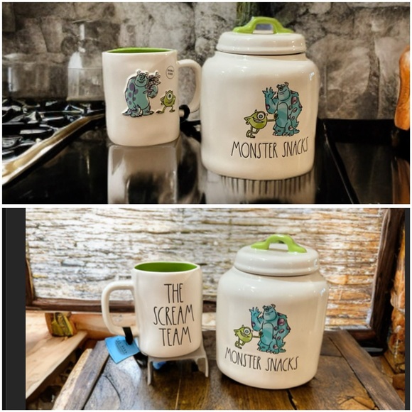 Rae Dunn x Pixar Monsters Inc. Monster Snacks Canister